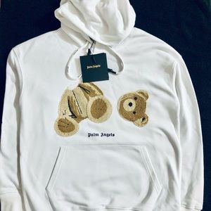 WHITE PALM ANGEL HOODIE